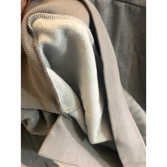 AVIA Gray Herringbone Pullover Sweatshirt Women's Size Small 4-6 with Thumb Hole - Picture 5 of 7